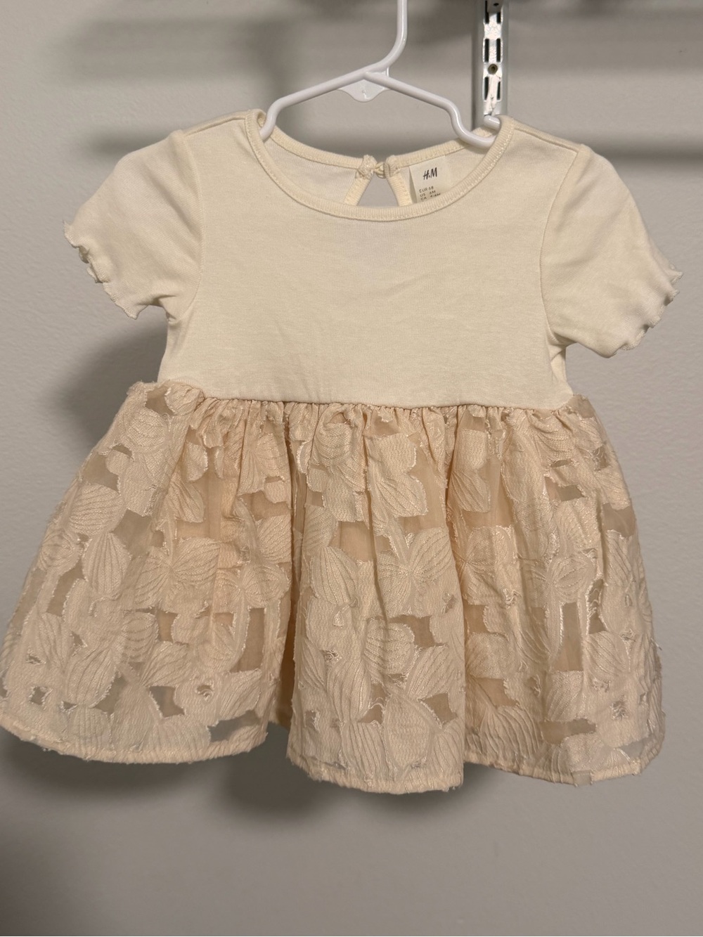 H&M Cream Baby Top